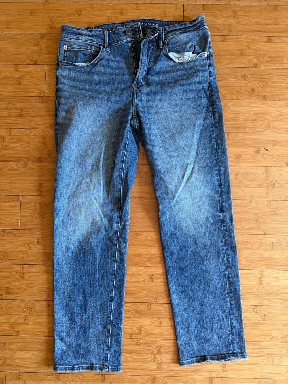 Men's American Eagle Athletic Straight-Leg Jeans